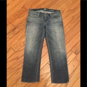 7 For All Mankind Cropped Jeans